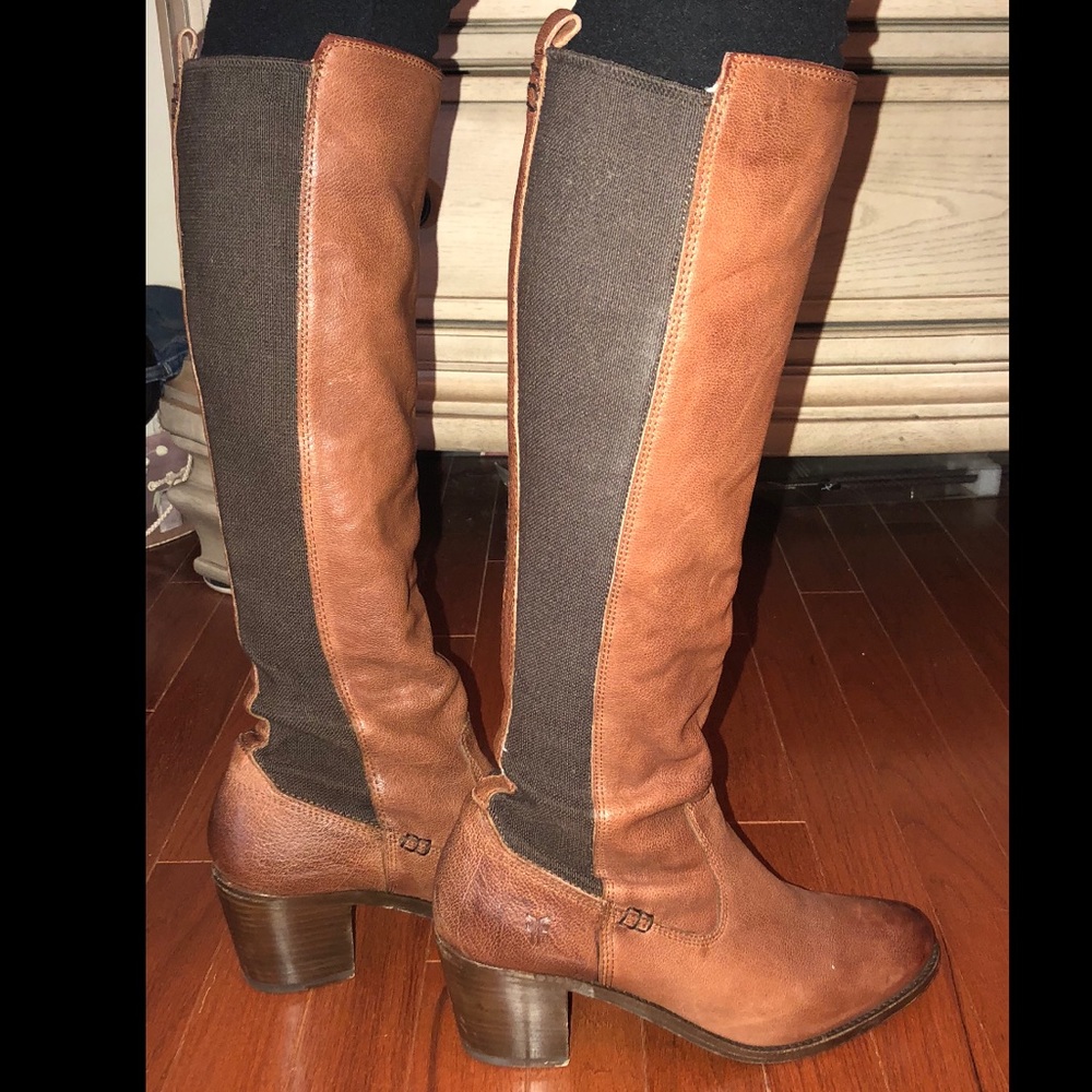 Authentic Frye Janis Gore Tall Boots!!